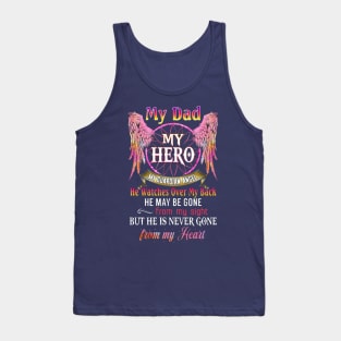 My Dad My Hero My Guardian Angel Tank Top